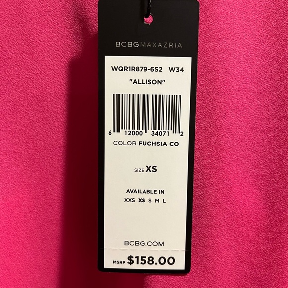 Hot pink open back top - Picture 4 of 4